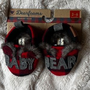 Dearfoams Baby Bear slippers- NWT/3-6 months